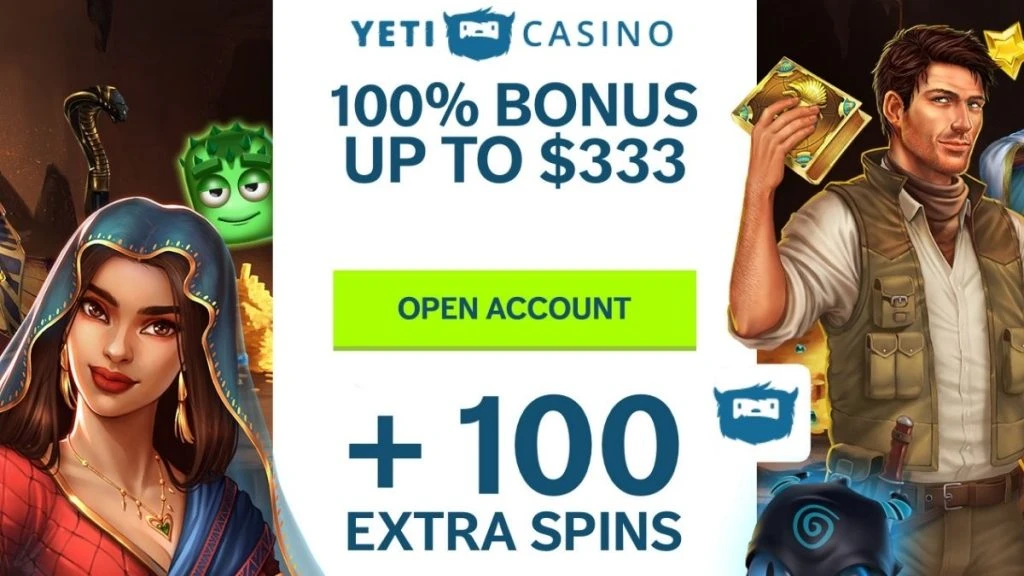 yeti casino 100 free spins