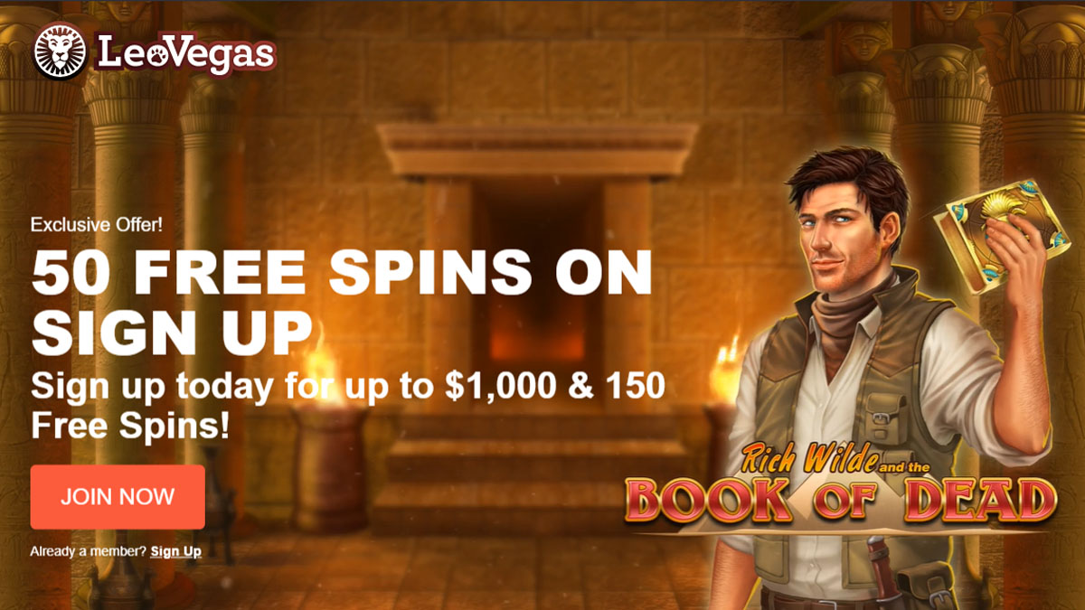 LeoVegas Review NZ - 50 Free Spins no Deposit