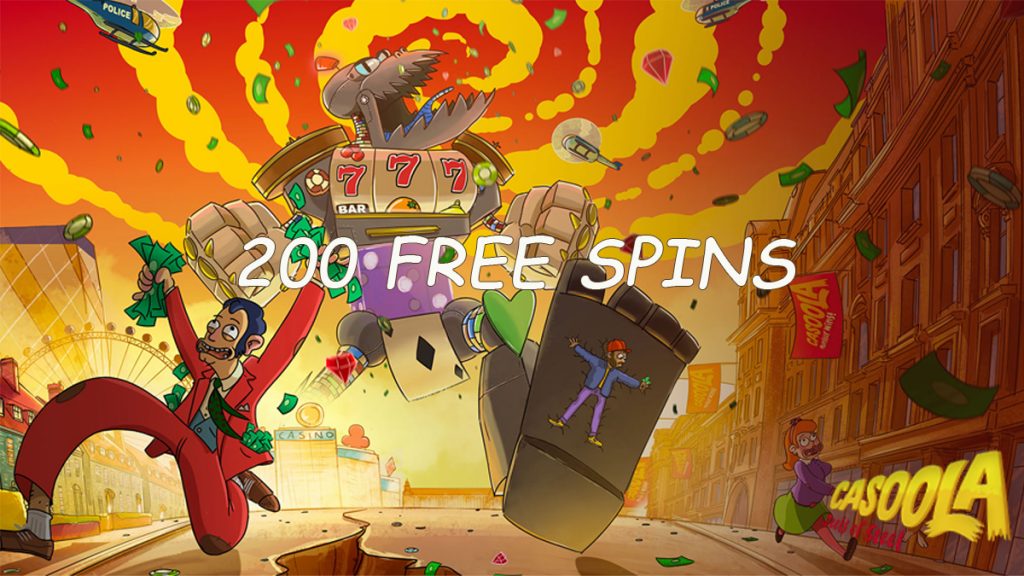 Casoola Casino 200 free spins