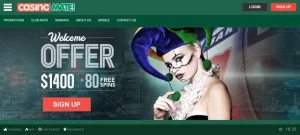 casino mate 80 free spins