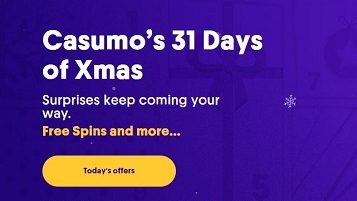 Casumo Casino free spins for xmas