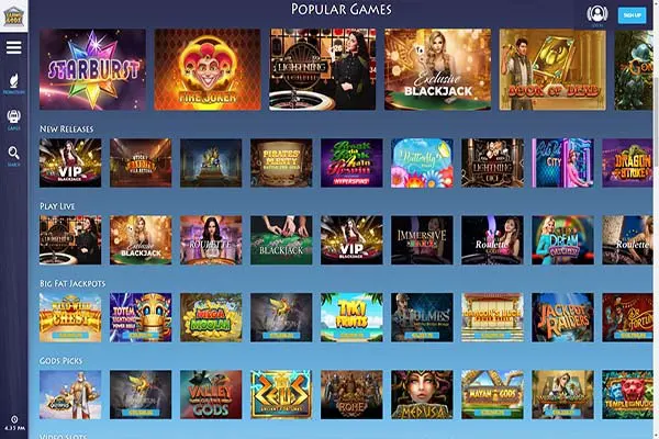 Casino Gods Games