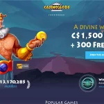 Casino Gods homepage