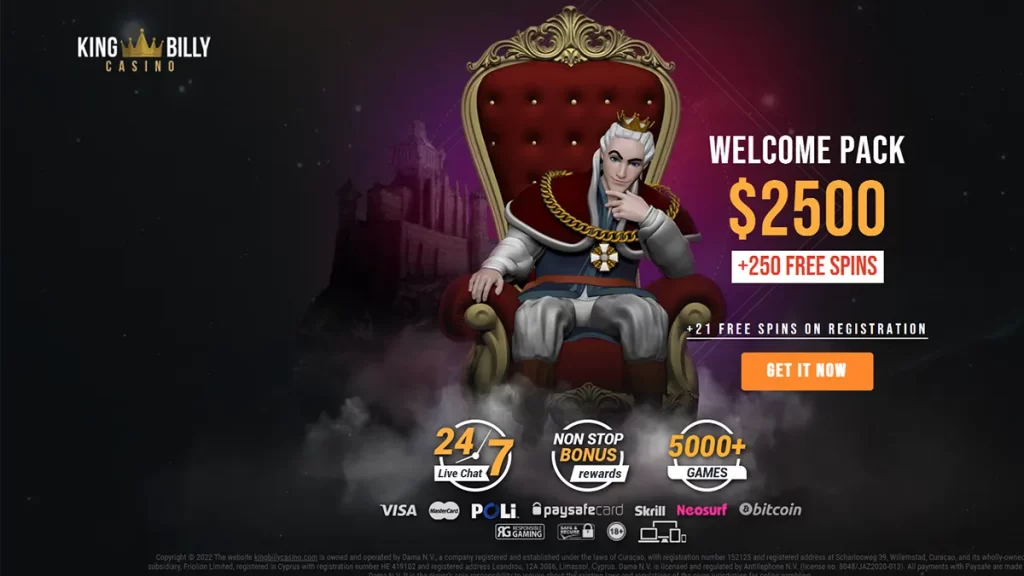 King Billy Free Spins Review NZ