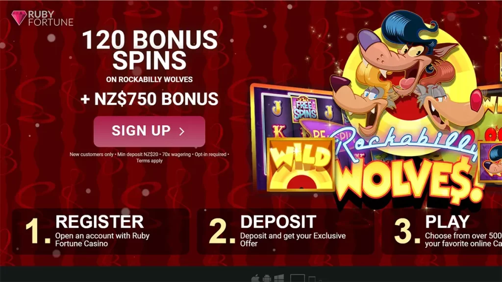 Ruby Fortune 120 Free Spins