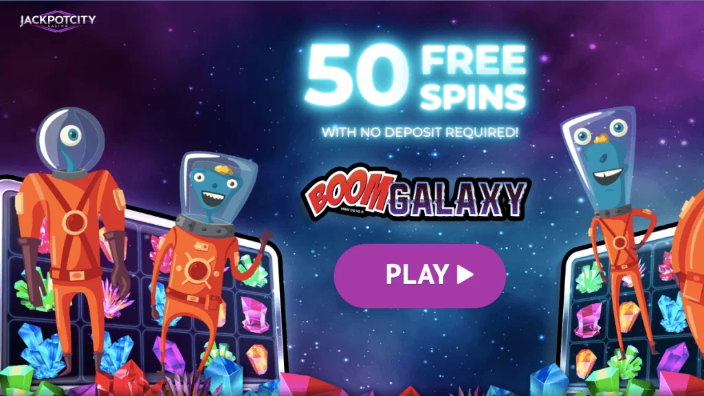 Boom Galaxy - 50 Free Spins no Deposit