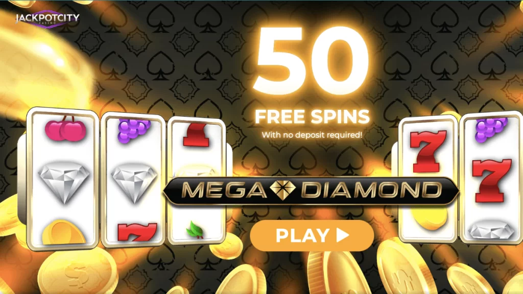 Mega Diamond - 50 Free Spins no Deposit