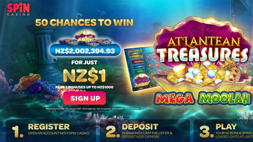 Spin Casino $1 deposit
