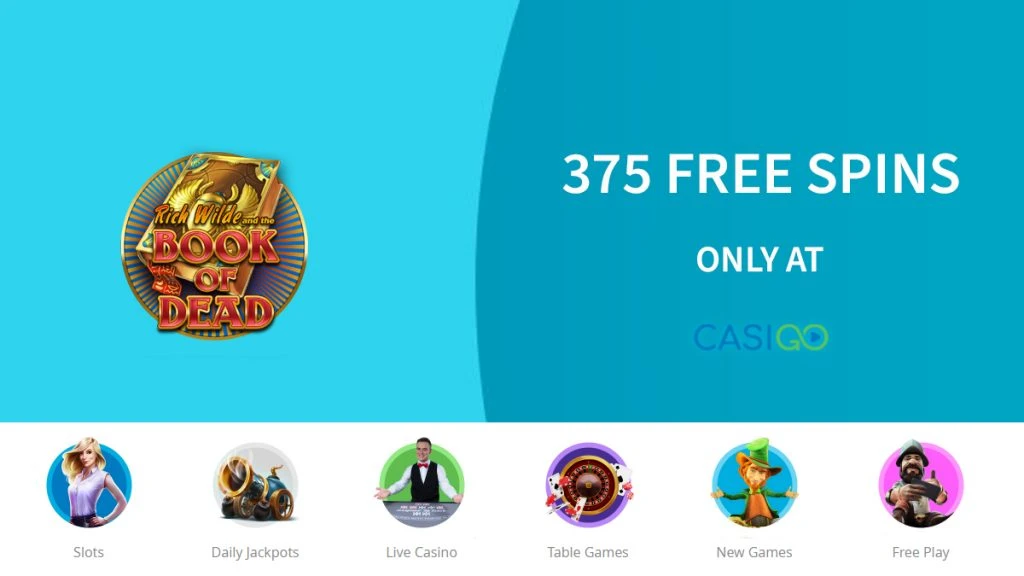 375 Free Spin CasiGo Casino