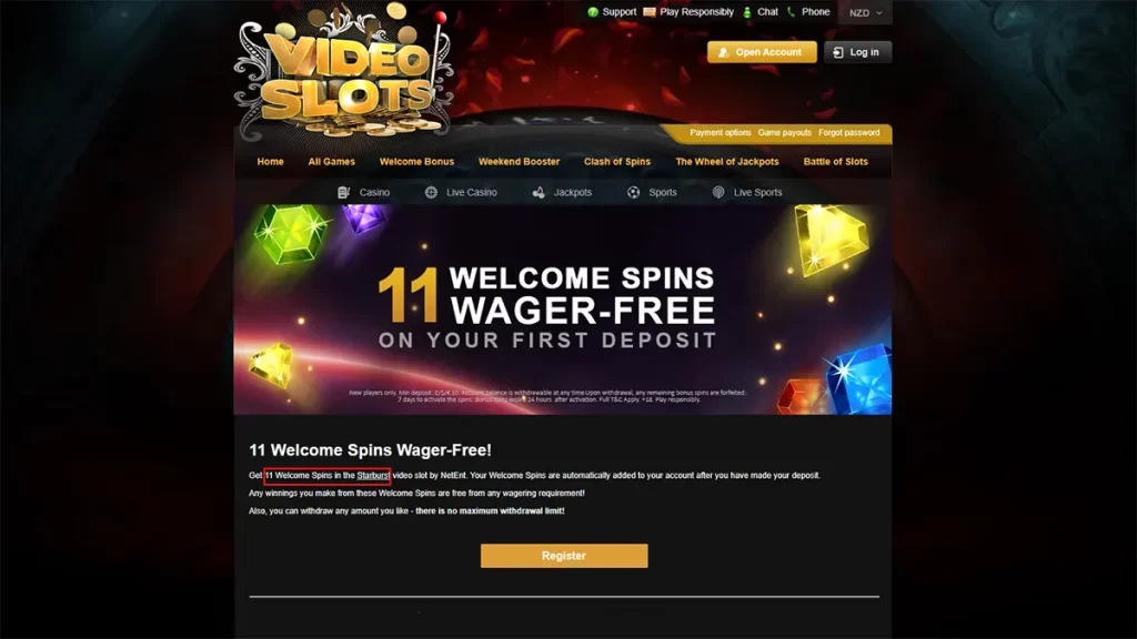 Video Slots Free Spins