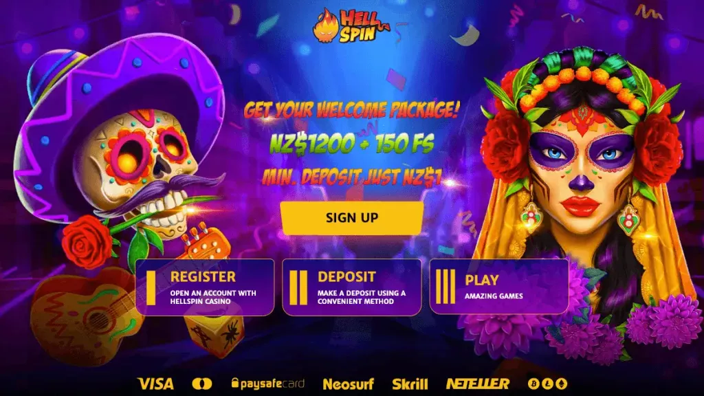 HellSpin Casino $1 deposit