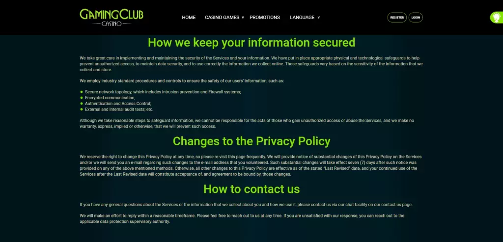 GamingClub secure