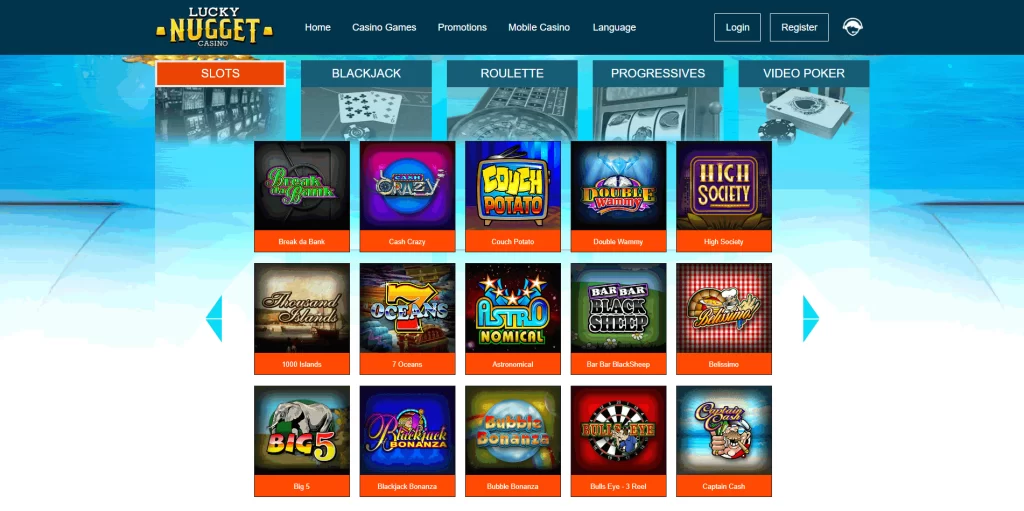 Lucky Nugget games