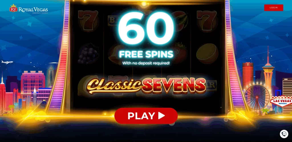 Royal Vegas 60 no deposit free spins