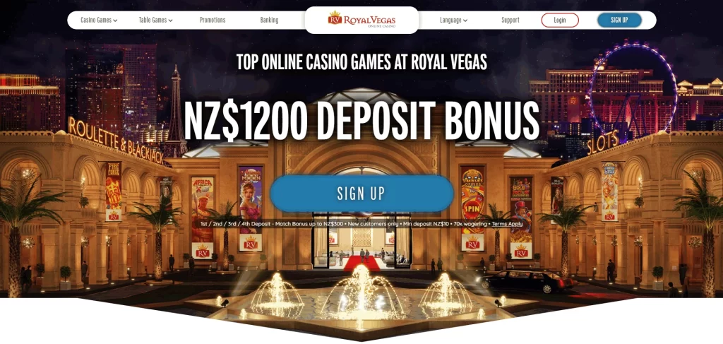 Royal Vegas casino nz
