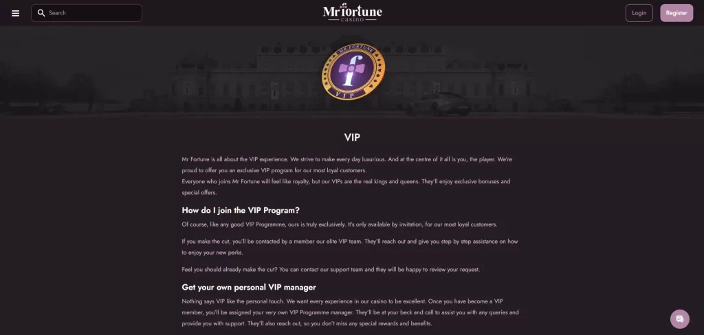 Mr Fortune VIP