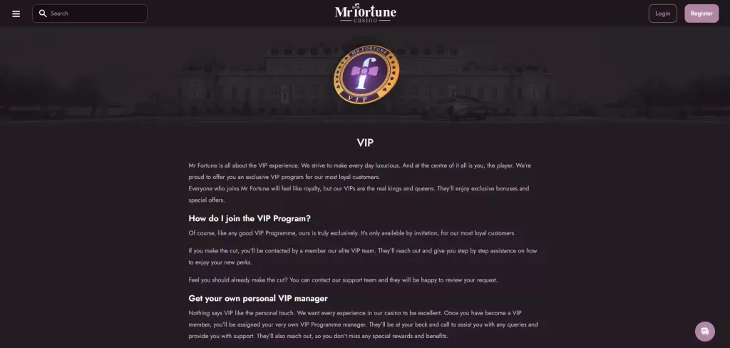 Mr Fortune VIP