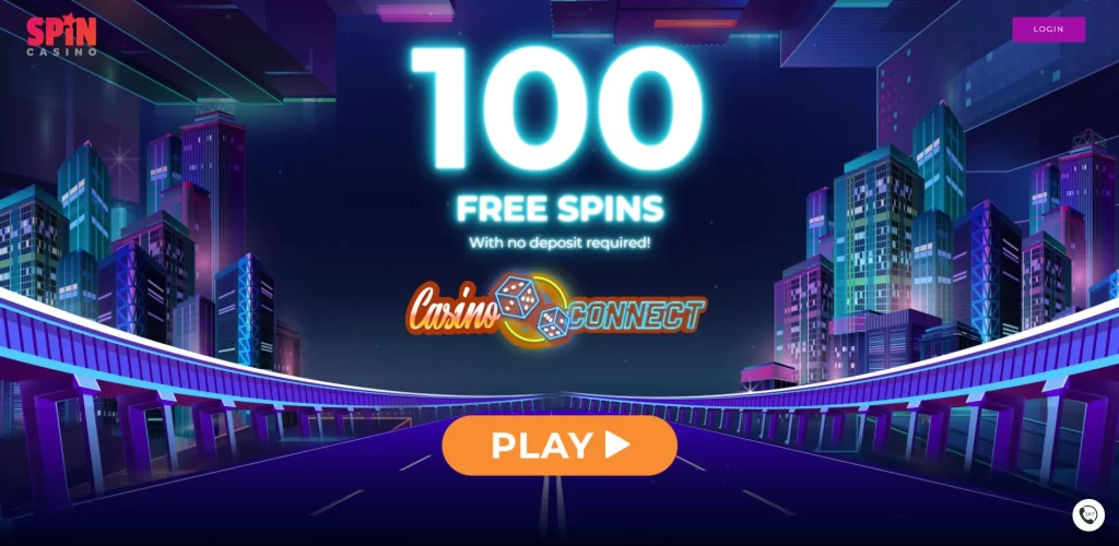 Spin Casino 100 free spins casino connect